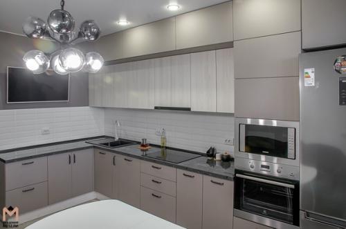 Полезные советы - серый цвет для кухни. 07