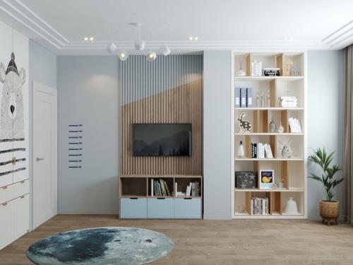 Доброй ночи!   Интерьер детской комнаты с для Мишеньки. 03