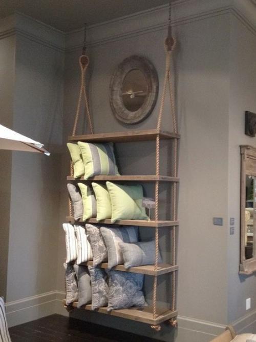 10 способов обыграть канат в современном интерьере. 05