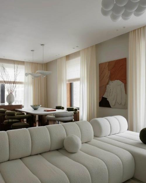 Реализованный интерьер квартиры, площадью 80 кв. 02