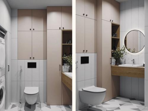 Стильный интерьер квартиры площадью около 50 кв. 09