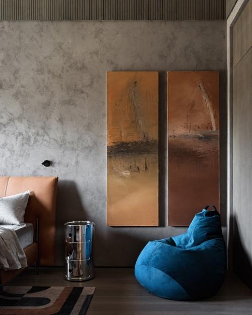 Реализованный интерьер квартиры, площадью 180 кв. 06