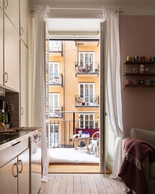 Эта небольшая скандинавская квартира 55 кв. 07