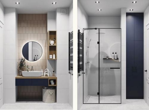 Стильный интерьер квартиры площадью около 50 кв. 08