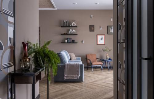 Одноэтажный дом площадью примерно 60 м 2. 01