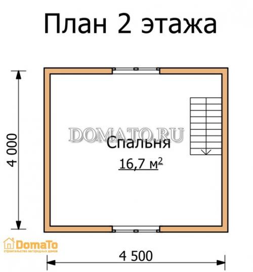 Эконом вариант.  Дачный домик 6 х 4. 02