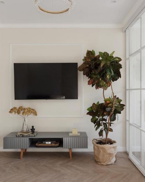 Из однокомнатной - в двухкомнатную: маленькая стильная квартира 38 кв. 04