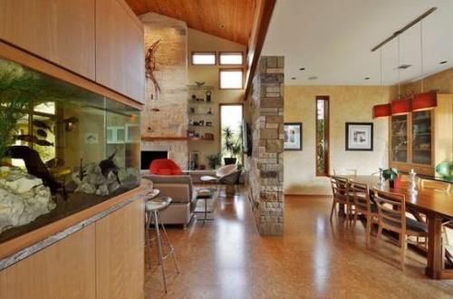 Аквариум в интерьере. 02