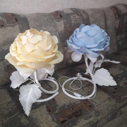 Сегодня на свет появилась еще одна розочка - светильник! 02