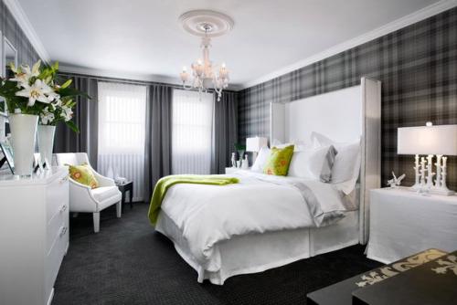 Дизайн спальни в серых тонах. 07