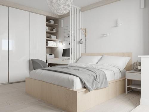 Проект интерьера однокомнатной квартиры 35 кв. 03