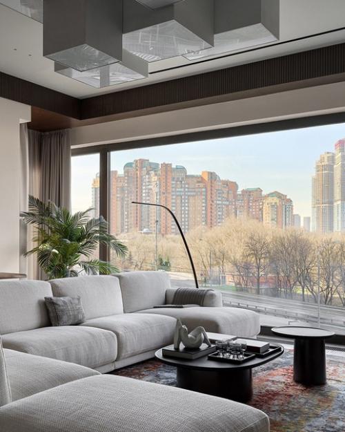 Реализованный интерьер квартиры, площадью 180 кв. 01