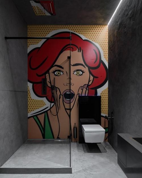 Реализованный интерьер квартиры, площадью 180 кв. 05