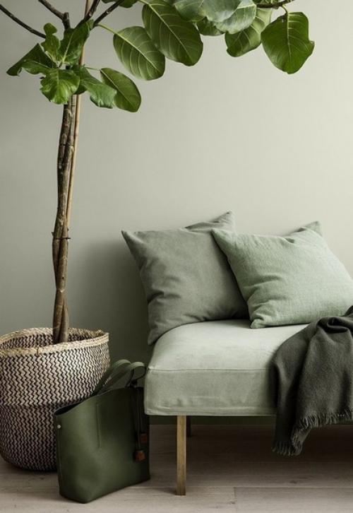 Зеленый - выдающийся цветовой тренд весны - лета 2022 года, который придает свежий, гармоничный и оживляющий вид нашим домам. 02