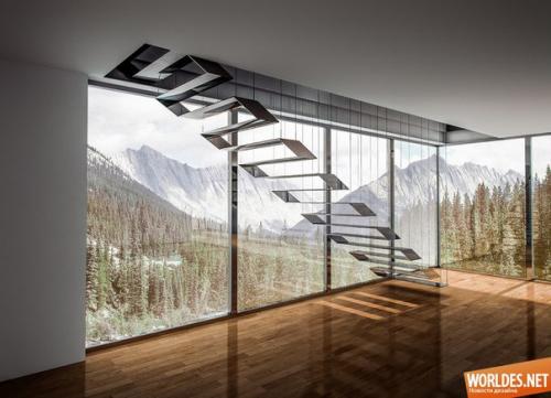 * Идеи для ремонта и строительства: уникальные лестницы в интерьере *. 02