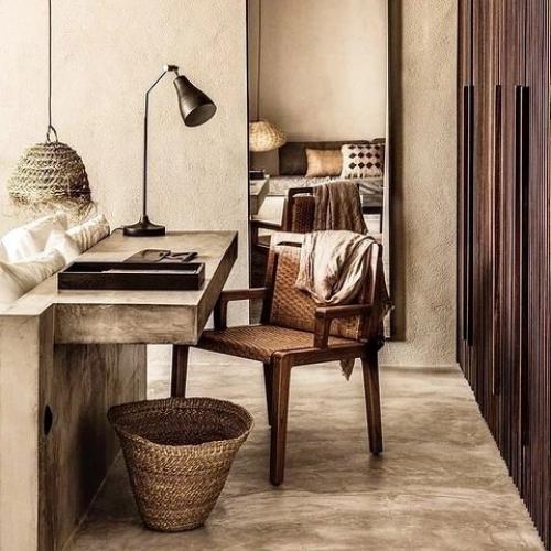 Как украсить интерьер с помощью обычной плетеной корзины. 02