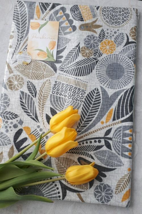 Скатерть Аида из 100% хлопковой ткани (рогожка) впишется в интерьер как городской квартиры, так и загородного дома. 02