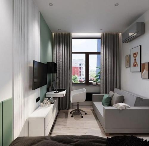 Интерьер квартиры. В светлых тонах. 05