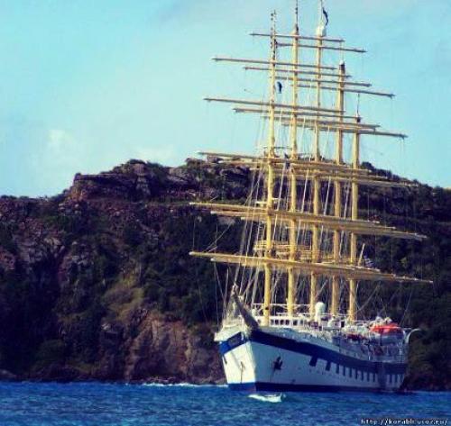Самое большое парусное судно в мире Royal Clipper. 02