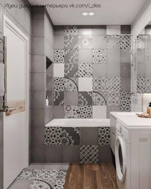 Дизайн - проект ванной комнаты. 03