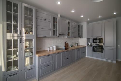 Полезные советы - серый цвет для кухни. 03