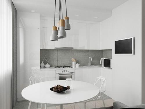 Проект интерьера однокомнатной квартиры 35 кв. 02