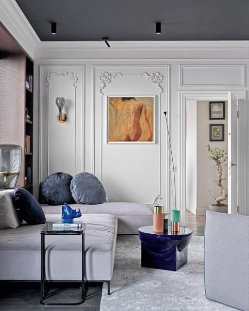 Александра хелминская - Леонтьева создала интерьер для своей семьи и. для коллекции предметов искусства. 01