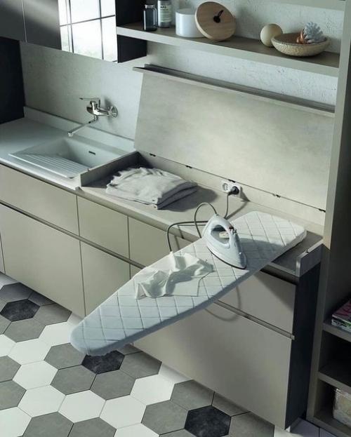 Сложно в ванной разместить все необходимое, учитывая размеры ванных комнат в типичных многоэтажках. 09