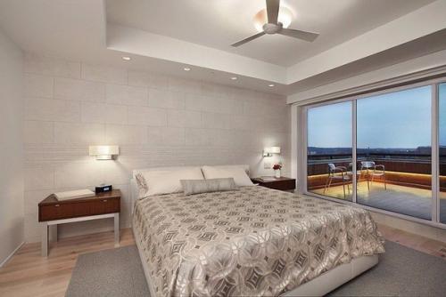 Cовременный, просторный и светлый интерьер квартиры в многоэтажном доме. 07