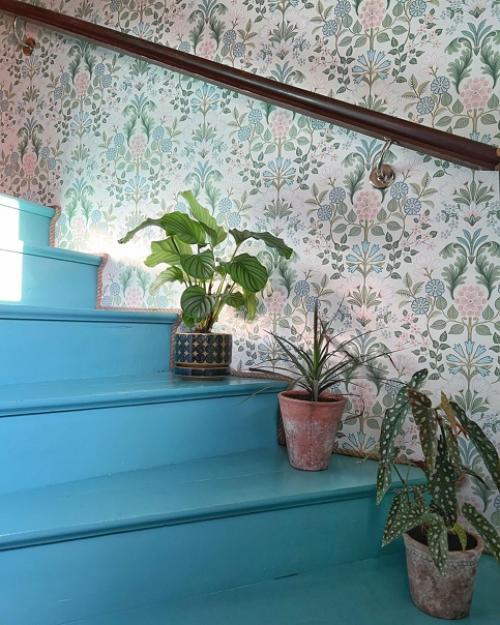 Небольшая переделка лестницы в доме: после и до. 02