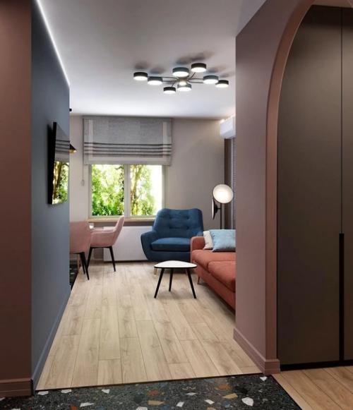 Кухня - гостиная и коридор - это две самые динамичные зоны в доме. 01