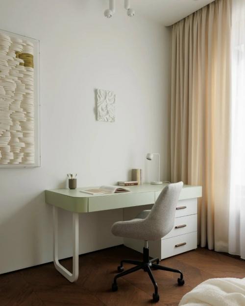 Реализованный интерьер квартиры, площадью 80 кв. 06