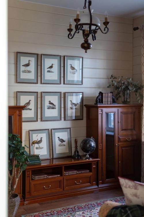 Детали.  Дом у озера с репликами в стилистике русской усадьбы. 07