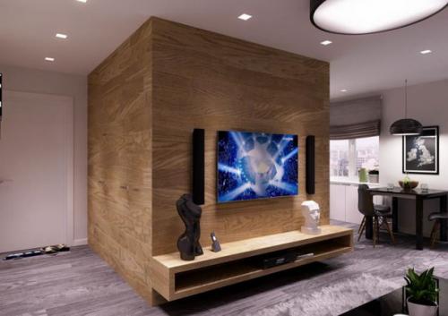 Совеременная студия из однокомнатной квартиры - хрущевки 30 кв. 02