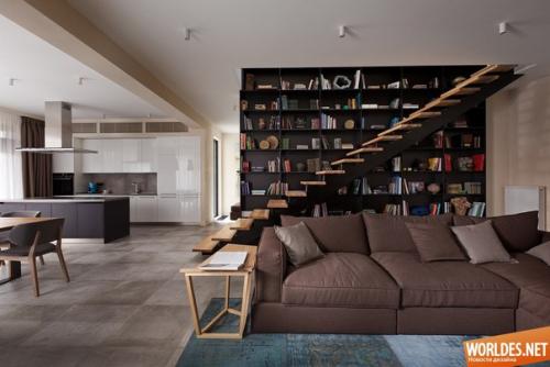 * Идеи для ремонта и строительства: уникальные лестницы в интерьере *. 04