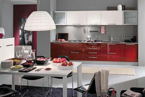 Бордовый цвет в интерьере. 09