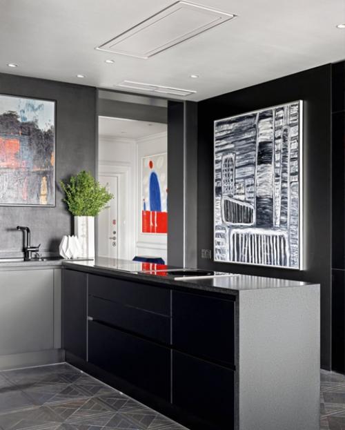 Александра хелминская - Леонтьева создала интерьер для своей семьи и. для коллекции предметов искусства. 03