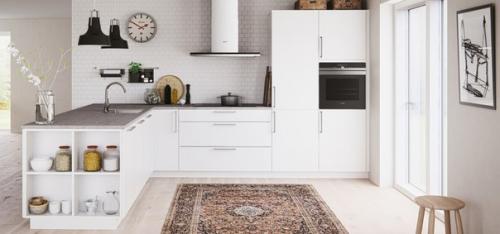 Варианты дизайна интерьера угловых кухонь. 05