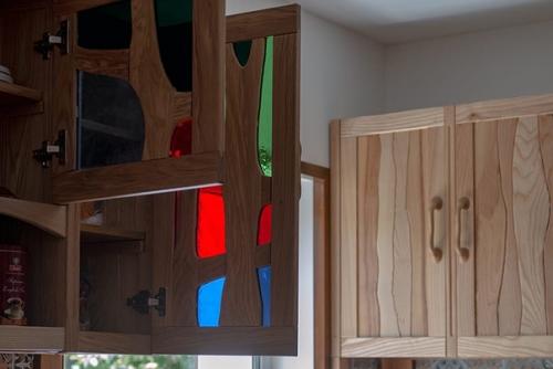 Кухня из массива ясеня в эко - стиле. 01