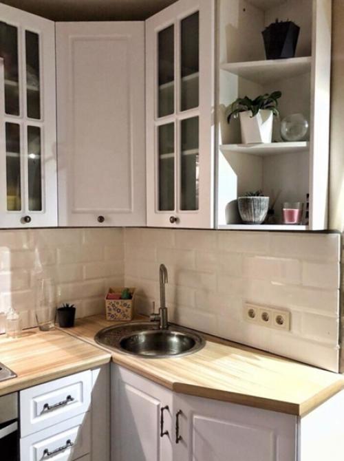 До и после ремонта кухни. 01