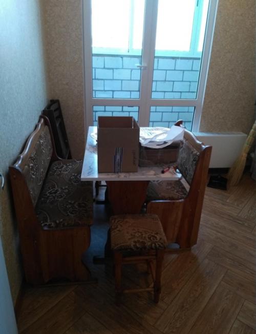 До и после ремонта кухни. 01