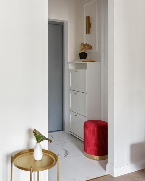 Из однокомнатной - в двухкомнатную: маленькая стильная квартира 38 кв. 05