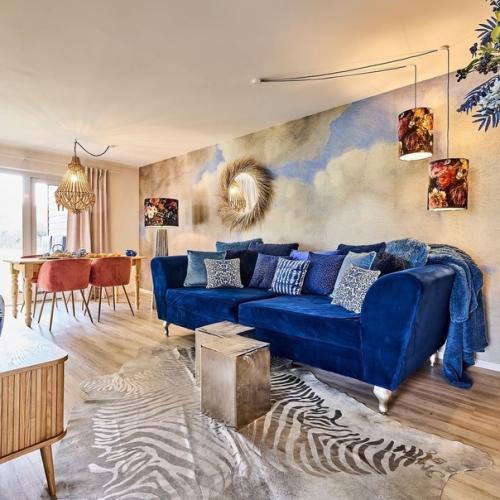 Интерьер уютного дома для отдыха в бюсуме, на берегу северного моря. 01