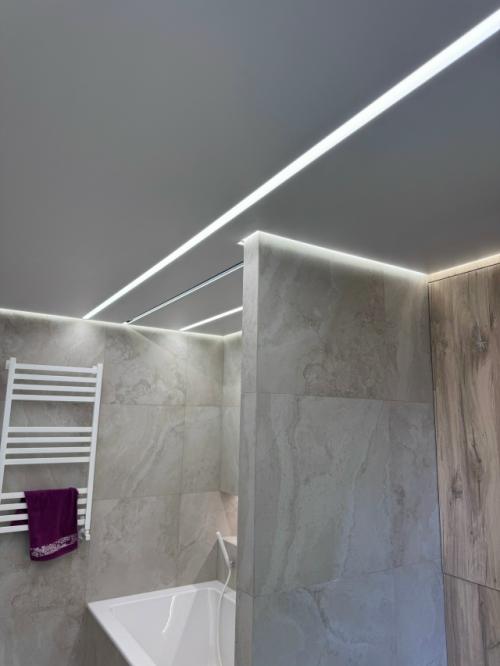 Эта ванная стала выглядеть в 2 раза дороже - благодаря правильному потолку. 02