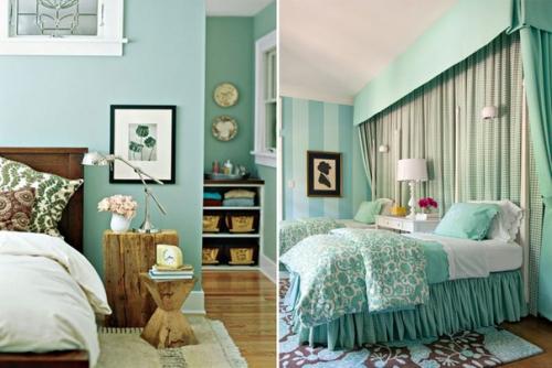 Мятный цвет в интерьере. 05