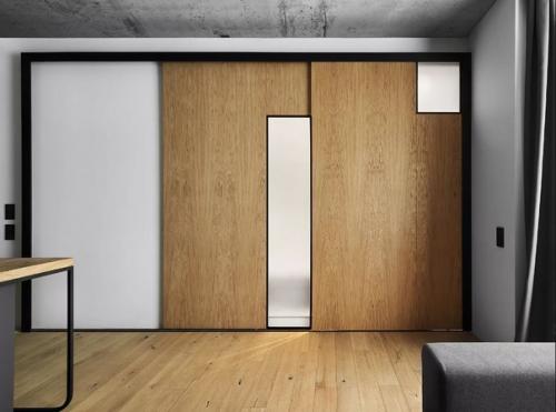 Современный интерьер квартиры - студии площадью 47 кв. 02