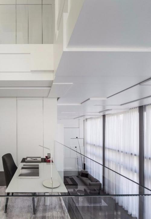 Двухуровневый белоснежный пентхаус в Израиле. 06