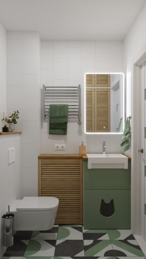 Дизайн интерьера в квартире Vikihoul с чистовой отделкой. 05