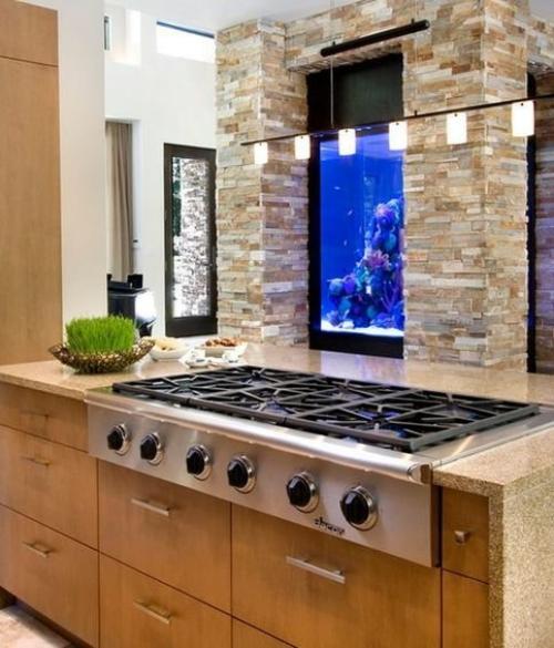 Аквариум в интерьере. 04