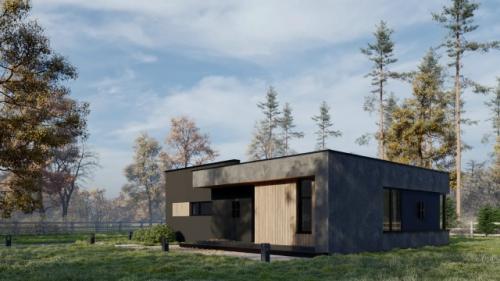 Планировка загородного дома Аин номер 483 от компании Keystroy. 04